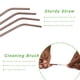 thumbnail image 5 of Set de 8 Popotes de Acero Inoxidable Mind Reader en Oro Rosa, 5 of 7