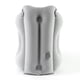 thumbnail image 3 of Almohada inflable de viaje, almohada cómoda del cuello con bolsa de almacenamiento hombro y cuello para evitar el dolor para el avión tren oficina coche viaje a casa, gris, 3 of 3