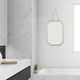 thumbnail image 2 of Espejo de tocador de pared sin perforaciones para dormitorio, espejo de baño de pared, espejo de tocador, espejo de maquillaje, espejo de baño, 2 of 5