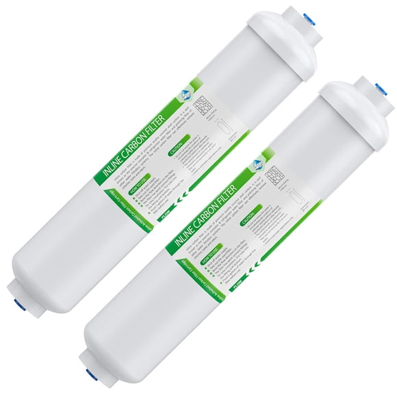 Filtro de agua Membrane Solutions T33 Inline, paquete de 2 unidades, 1/4