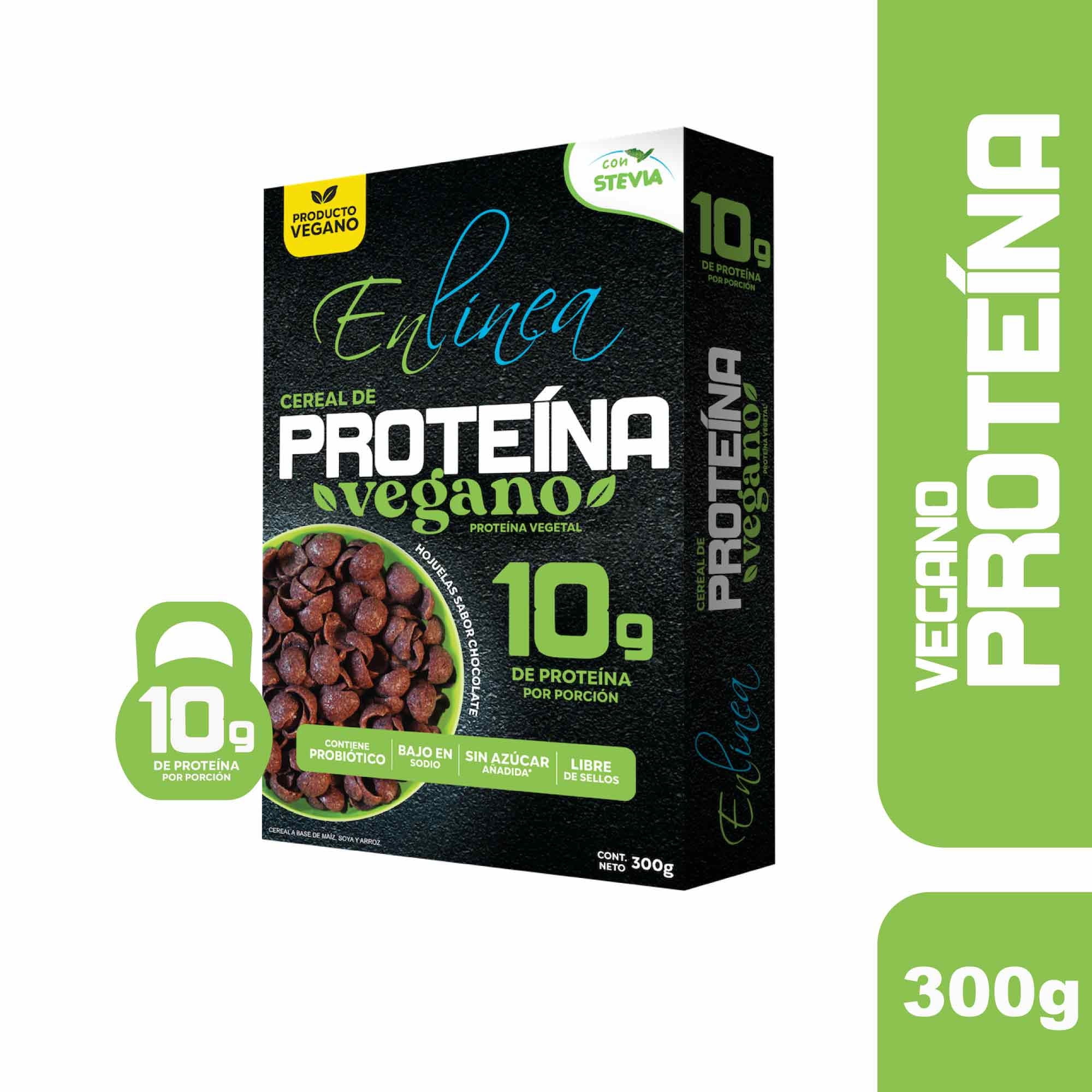 Cereal Hojuela De Proteína Vegano 300 g En Línea
