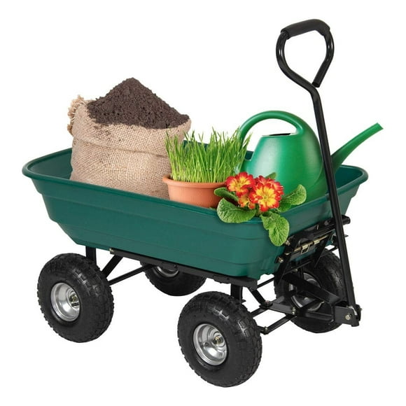 Carro Arrastre Multipropósito Tolva Abatible 150kg Firme