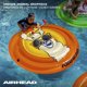 thumbnail image 5 of Flotador inflable para piscina AIRHEAD Llama pixelada 157 cm naranja, 5 of 7