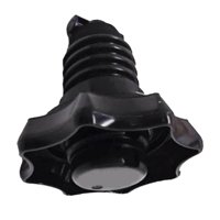 Magideal - Tornillo De Rueda De Repuesto, Tornillo De Sujeción De Neumático De Repuesto, Instalación Sencilla De Metal, Negro, Universal, Compatible Con Golf Mk6