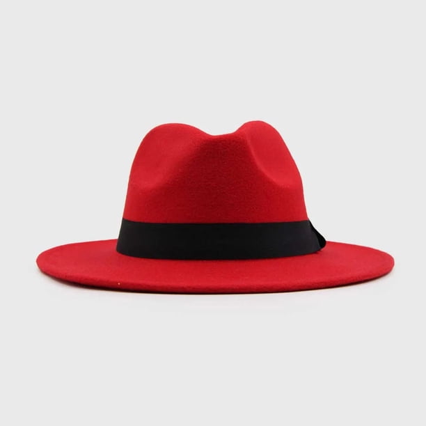 Sombrero de Fieltro Mujer Estilo Vaquero Cowboy