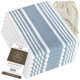 thumbnail image 1 of Toalla HONEST WEAVE 51 cm Pack de 6 Rayas Azul Polvoriento, 1 of 8