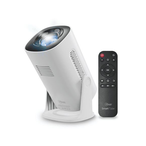 Proyector Wireless Smart Tube 4k Wifi 09396 Blanco