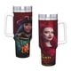 thumbnail image 4 of Descendientes: El Ascenso de Red Vaso aislado de acero inoxidable con asa, diseño temático, regalo para familia, amigos y fans; incluye pajita y encaja en el portavasos estándar, 40 oz, 4 of 6