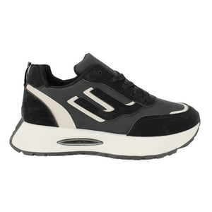 Zapatilla Agua De Coco Advay Plataforma Negra