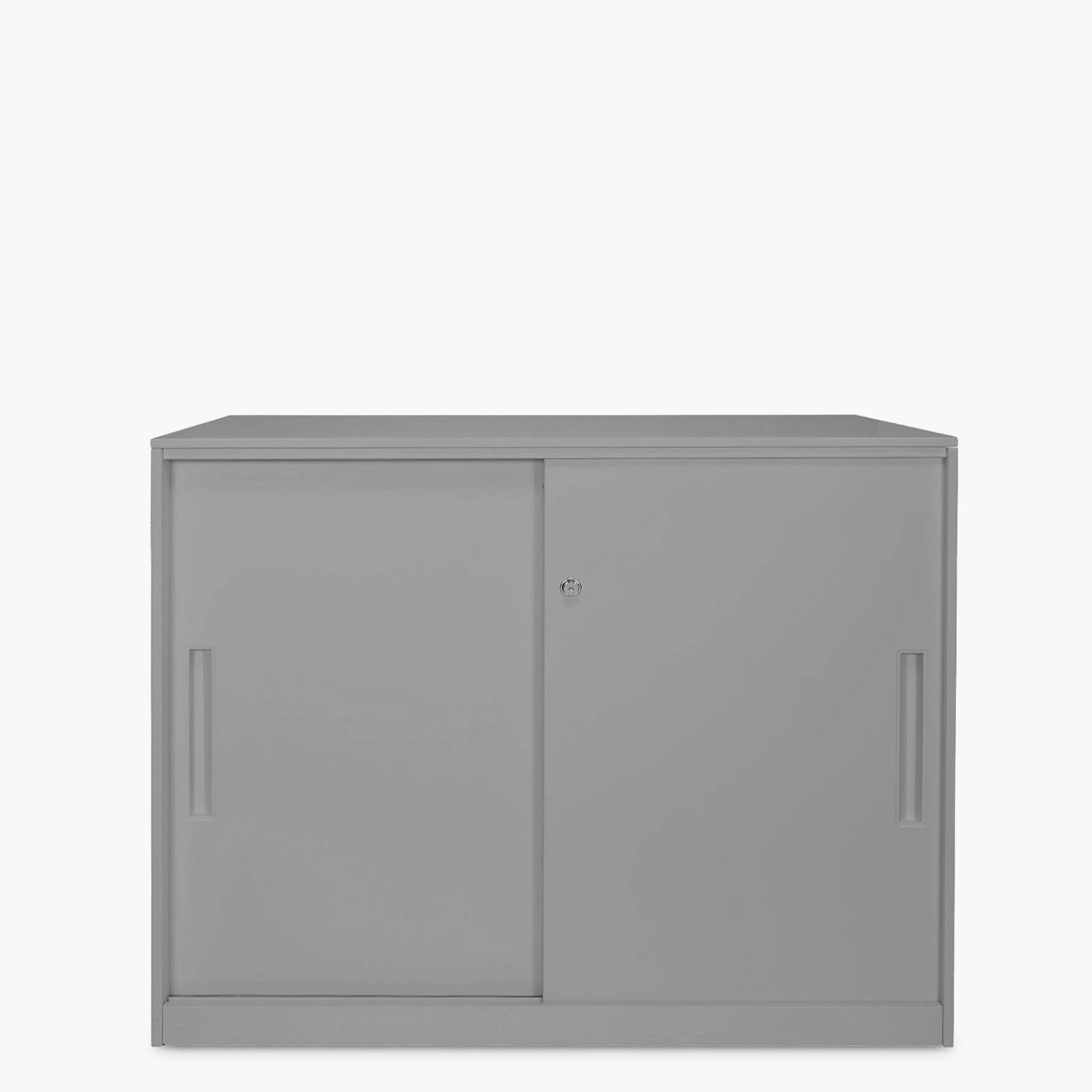 Form Office - Gabinete Oficina Medio Metálico Con Puertas Gris Claro