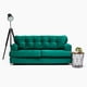 thumbnail image 2 of Sofa 3C Valeria Felpa Verde Botella, 2 of 3