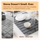 thumbnail image 2 of Alfombrilla de Secado de Piedra Wublox 60 × 39 cm Diatomita Plegable Gris, 2 of 7