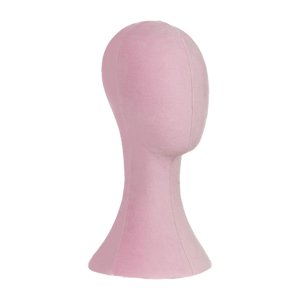 Ioensy - Cabeza De Maniquí Multiusos Para Exhibición De Pelucas, Modelo De Cabeza Para Diadema, Gorra, Peluca, Color Rosa