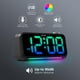 thumbnail image 3 of Despertador Sharp Loud para personas que duermen mucho con pantalla RGB, 3 of 6