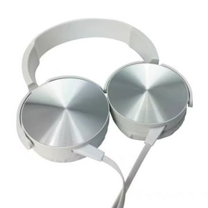 Genérico - Audifono Extra Bass Microfono 3.5 Mm Plug Estereo Blanco