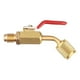 thumbnail image 4 of Válvula De Carga Válvula De Llenado Acoplamiento Rápido Herramienta Manual De Cobre Accesorios De Refrigeración Válvula De Bola Adaptador De Seguridad Rojo, 4 of 5