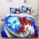 thumbnail image 2 of Juego de ropa de cama MYPALL Inuyasha 3D con funda nórdica para niños y niñas, funda de edredón ultrasuave de microfibra 3D con cierre de cremallera, 3 piezas S, 2 of 3
