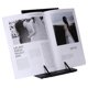 thumbnail image 3 of Soporte para libros Abankey 35x21 cm 7 posiciones negro metal, 3 of 6
