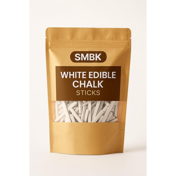 Lápices de tiza comestibles SMBK 110 g de pizarra natural