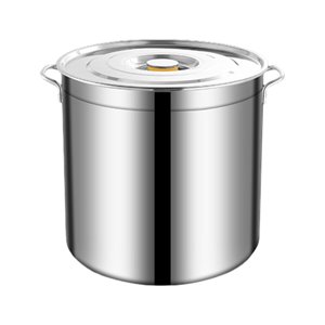 Magideal - Olla De Acero Inoxidable, Utensilios De Cocina Grandes, Cubo De Aceite, Resistente, Fácil De Limpiar, Olla Para Pasta, Olla De Cocina Alta Para Hotel, 10L