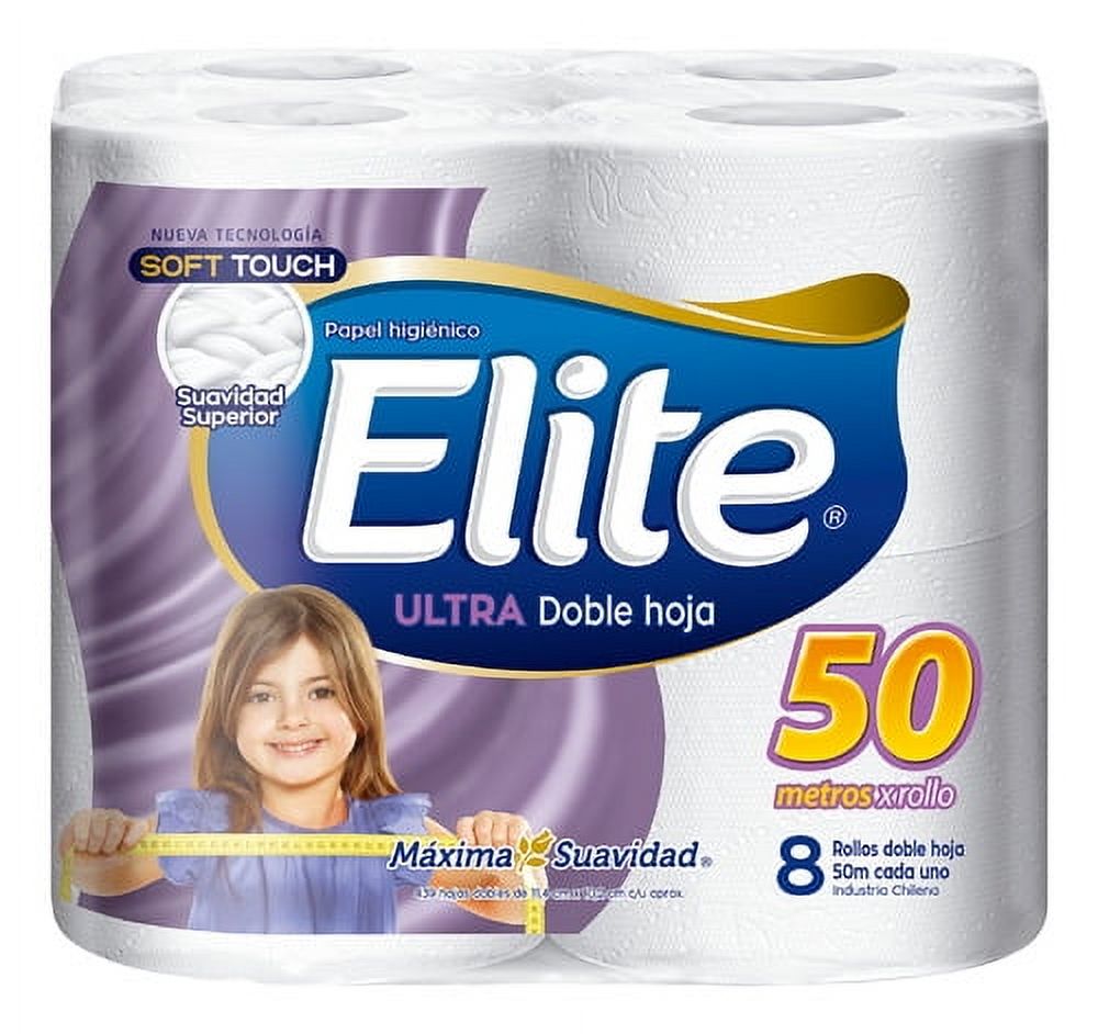 Elite - Papel Higiénico Doble Hoja Ultra 50 M