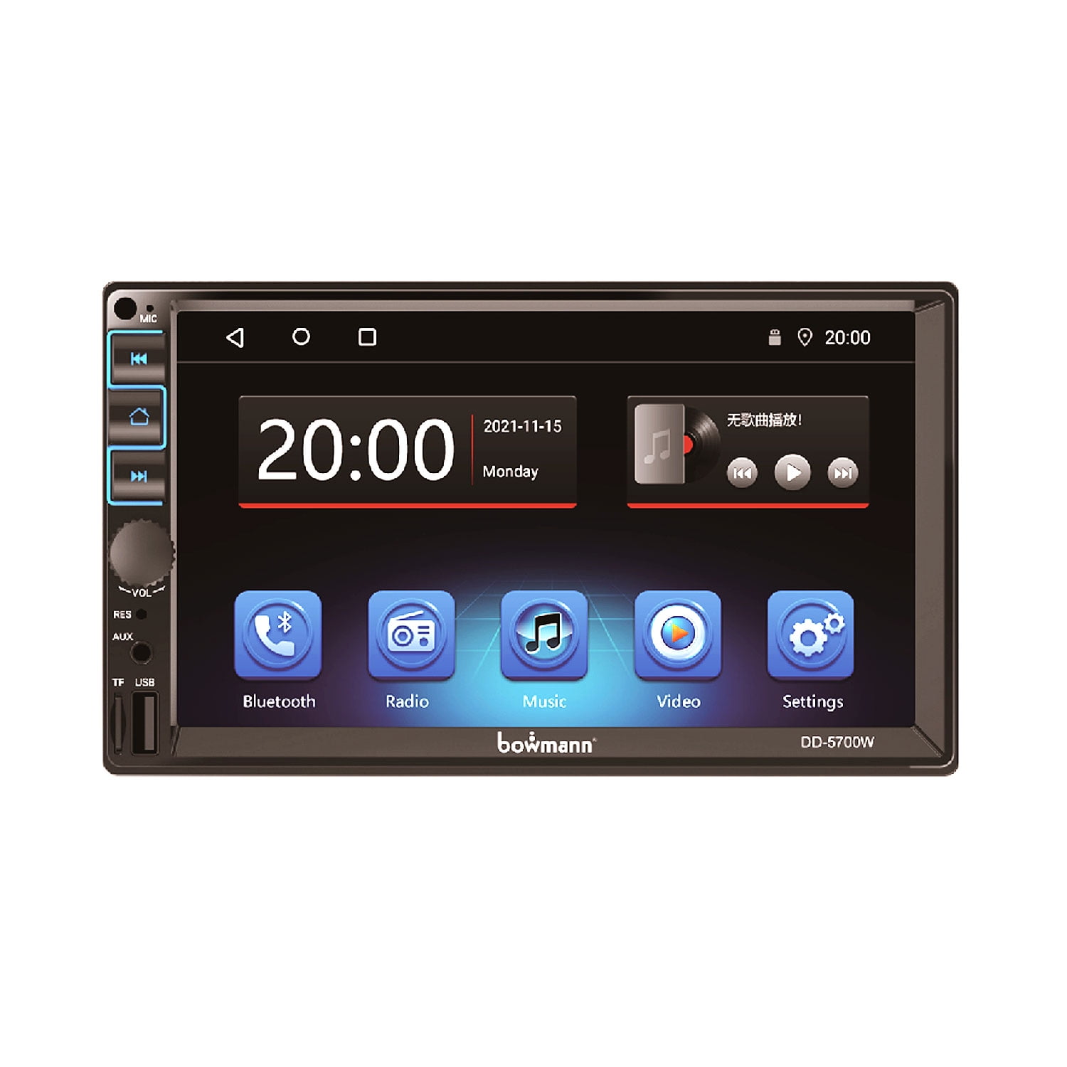 Bowmann - Radio Auto 2 Din 7 Hd Carplay Inalambrico Dd-5700w