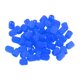 thumbnail image 4 of 100x Plástico Coche Bicicleta Moto Camión rueda Neumático Válvula Vástago Tapas CALIENTE Azul, 4 of 5