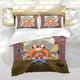 thumbnail image 5 of Yosemite Sam Conjunto de sábanas temático, trío de piezas, cómodo y amigable con la piel, diseño único, regalo de decoración para el hogar para familiares, amigos y fans, 90 cm * 190 cm, 5 of 6