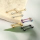 thumbnail image 2 of Xiao Hua Anillo Recto de Lengueta de Barra de Acero Inoxidable Dorado -10 Piezas, Longitud de Varilla de 16mm Diámetro de 1.6mm Bola Giratoria de 5mm, Accesorios Hipoalergénicos para Perforación, 2 of 2
