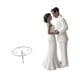 thumbnail image 5 of Figura de novio para tarta de boda, accesorio de micropaisaje DIY, novedad Traje blanco, 5 of 5
