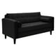 thumbnail image 2 of Sofa Retro 3c Felpa 00 Negro, 2 of 6