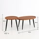 thumbnail image 4 of Set de Mesas de Centro Nido - Diseño Moderno de Madera y Metal, 4 of 7