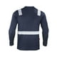 thumbnail image 3 of Polera Hibrida Cinta Reflectiva Manga Larga Azul Talla M, 3 of 3