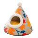 thumbnail image 5 of Casa De Invierno Para Gatos, Cama Para Mascotas, Lavable, Cálida, Suave Para Regalos De Gatos, Flores, 5 of 5