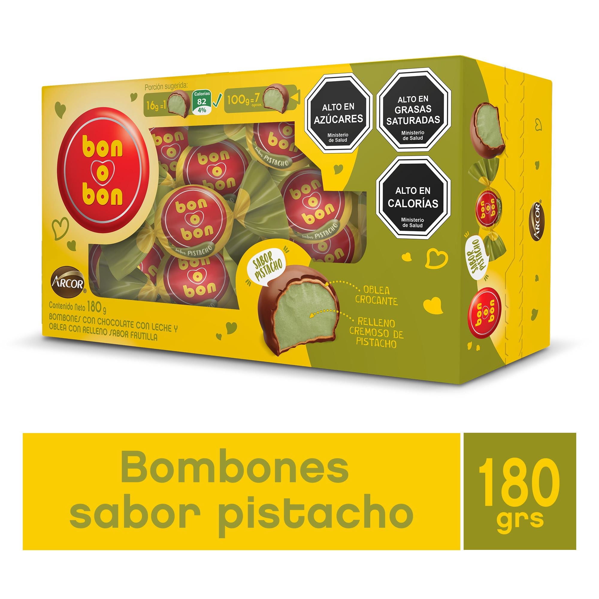 Chocolate Bon O Bon Pistacho 180 g Arcor