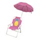 thumbnail image 1 of Silla De Camping Para Ni?os Con Sombrilla Práctica Y Portátil Para Viajes Al Aire Libre En El Jardín Pi?a, 1 of 5