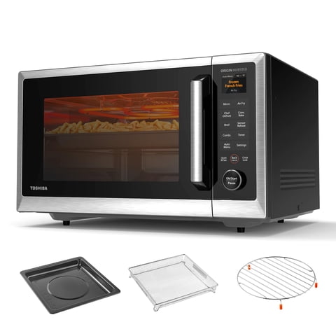 Horno Microondas Toshiba Optichef Air Freyer 1.3 Pies Cúbicos 1100 W