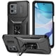 thumbnail image 1 of Funda Armada para Motorola Moto G 2023 5G con Tapa Deslizante y Soporte Magnético Giratorio Negro, 1 of 5