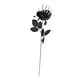 thumbnail image 2 of Rosa Artificial De Mano De Esqueleto Para Jardín, Ideal Para Fiestas Temáticas, Cosplay, Bodas Góticas, Color Negro, 2 of 5