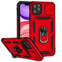 Estuche Gangxun Para Iphone 11 Pro, Soporte Giratorio 360°, Estilo Mecánico Y Magnético