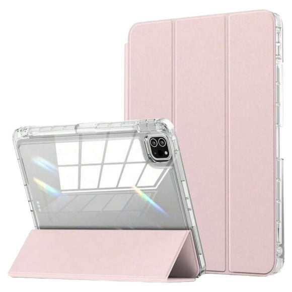 Carcasa Smart Cover Clear Para iPad Air 11 M3 2025 Rosado