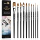 thumbnail image 1 of Watercolor Brushes Professional Set, set de 10 pinceles para acuarela, 1 of 3