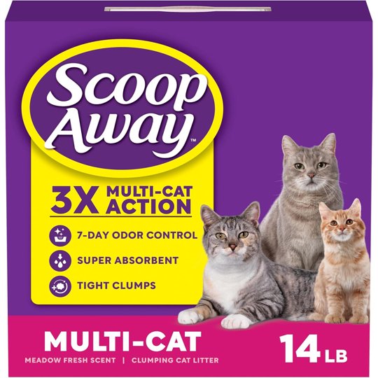 Arena Aglomerante Scoop Away Multi Cat 14 Lb