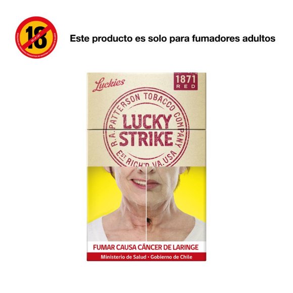 Cigarillos Lucky Strike Sin Aditivos Red, 1 Cajetilla 20 Un