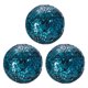 thumbnail image 1 of Uxcell 3Pcs Bolas de Vidrio Decorativas 3.15 pulgadas Orbes Bolas de Centro Bolas de Vidrio Mosaico para Decorar Cuencos, Azul, 1 of 5