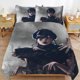 thumbnail image 1 of Wednesday Addams Duvet Cover Set 3 Piece Bedding Set Double Sided Printing Decorative Comforter Cover Set, 1 of 5
