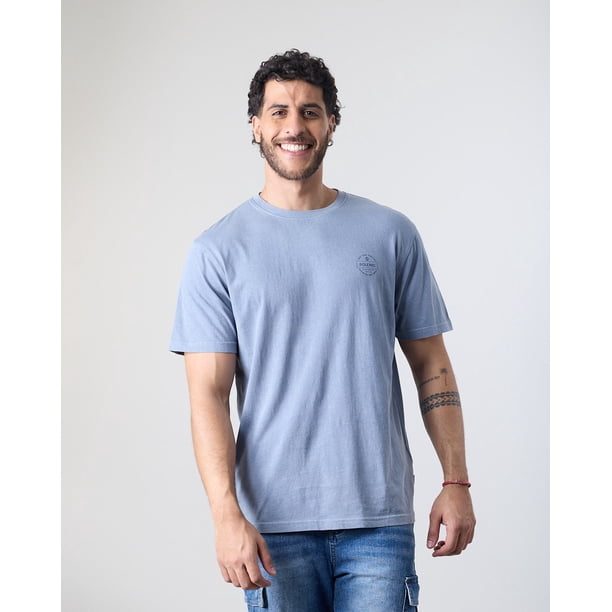 Polera hombre manga corta Flower XV1777 Polemic