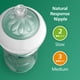 thumbnail image 2 of Philips Avent Natural Newborn Glass Gift Set, Baby Bottles with Natural Response Nipples, 3X 4oz (Slow Flow, Flow 2) and 2X 8oz (Medium Flow, Flow 3), 2X Silicone Sleeves, SCD858/01, 2 of 3
