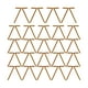 thumbnail image 1 of Juego De 24 Lazos Navideños De Terciopelo Para Decoración Navideña, Lazos De Cinta Para Navidad, Adornos Navideños En Marrón, 1 of 3