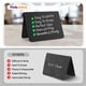 thumbnail image 4 of Carteles de pizarra Tickselect 10 x 8 cm, pack de 20 con marcadores, 4 of 7